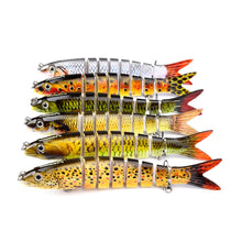 Load image into Gallery viewer, 5" Classic Lu Ya Duo Plastic Bait Fish with 12 colors Avail