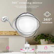 Load image into Gallery viewer, Illuminated LED Makeup Mirror - Adjustable