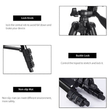 Load image into Gallery viewer, Tripod for Camera or Phone with Bluetooth remote option