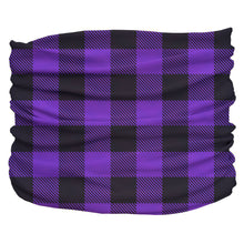 Load image into Gallery viewer, Buffalo Plaid Purple Pup Scruff