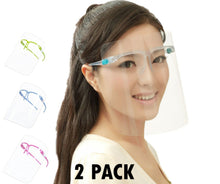 Load image into Gallery viewer, Face Shield Guard Mask Safety Protection With Glasses -2 Pack