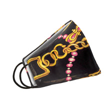 Load image into Gallery viewer, Gold Chains Face Mask