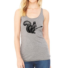 Load image into Gallery viewer, Squirrel Playing Guitar Racerback
